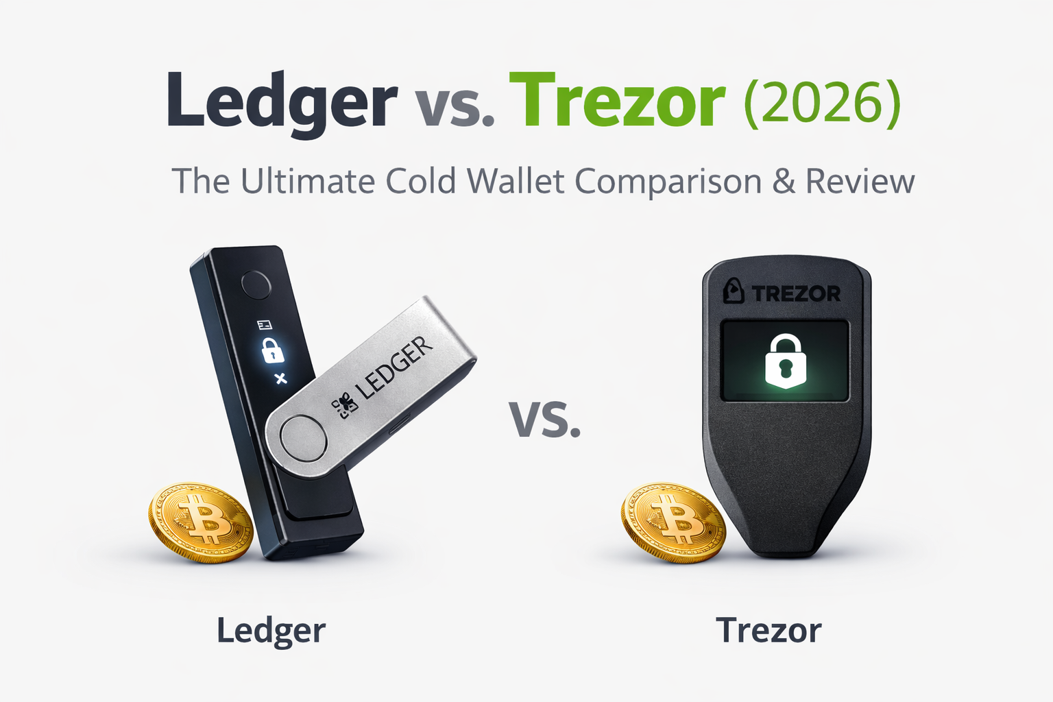 Ledger vs. Trezor (2026): The Ultimate Cold Wallet Comparison & Review